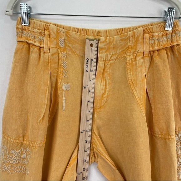 Anthropologie Pants -  Embroidered Linen size small - Picture 14 of 15